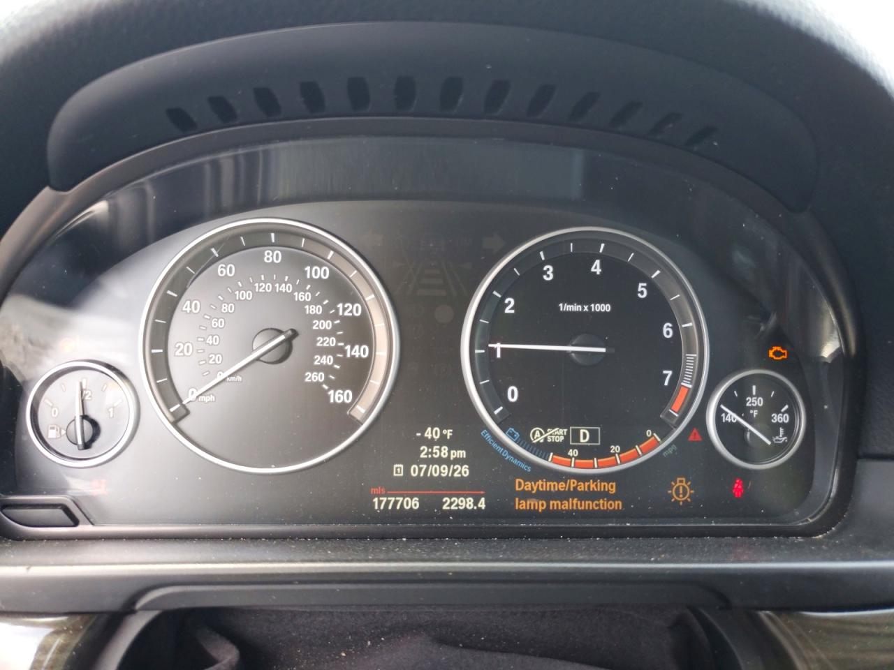 2013 Bmw 528 I Black vin: WBAXG5C50DD232088