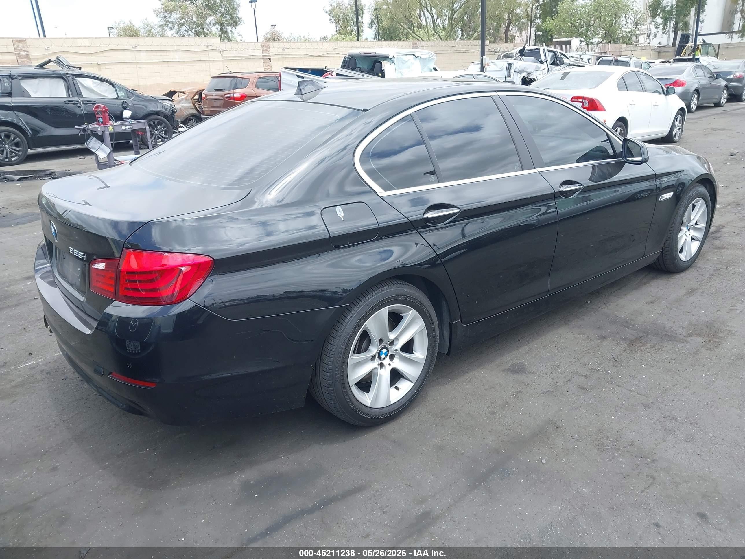 2013 Bmw 528i   Black vin: WBAXG5C50DD235055