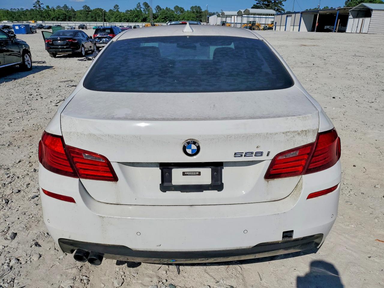 2013 Bmw 528 I White vin: WBAXG5C50DDY37955