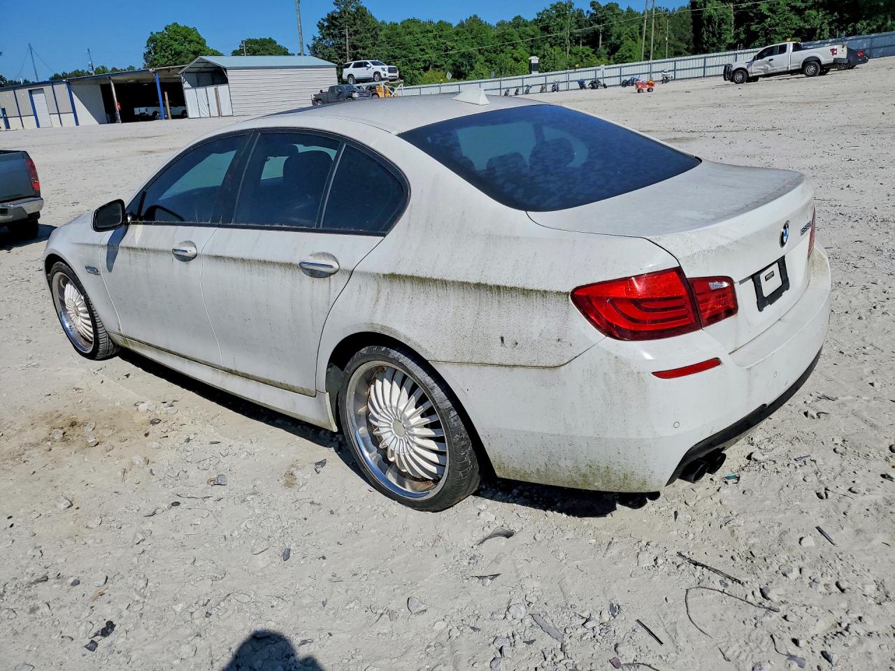 2013 Bmw 528 I White vin: WBAXG5C50DDY37955