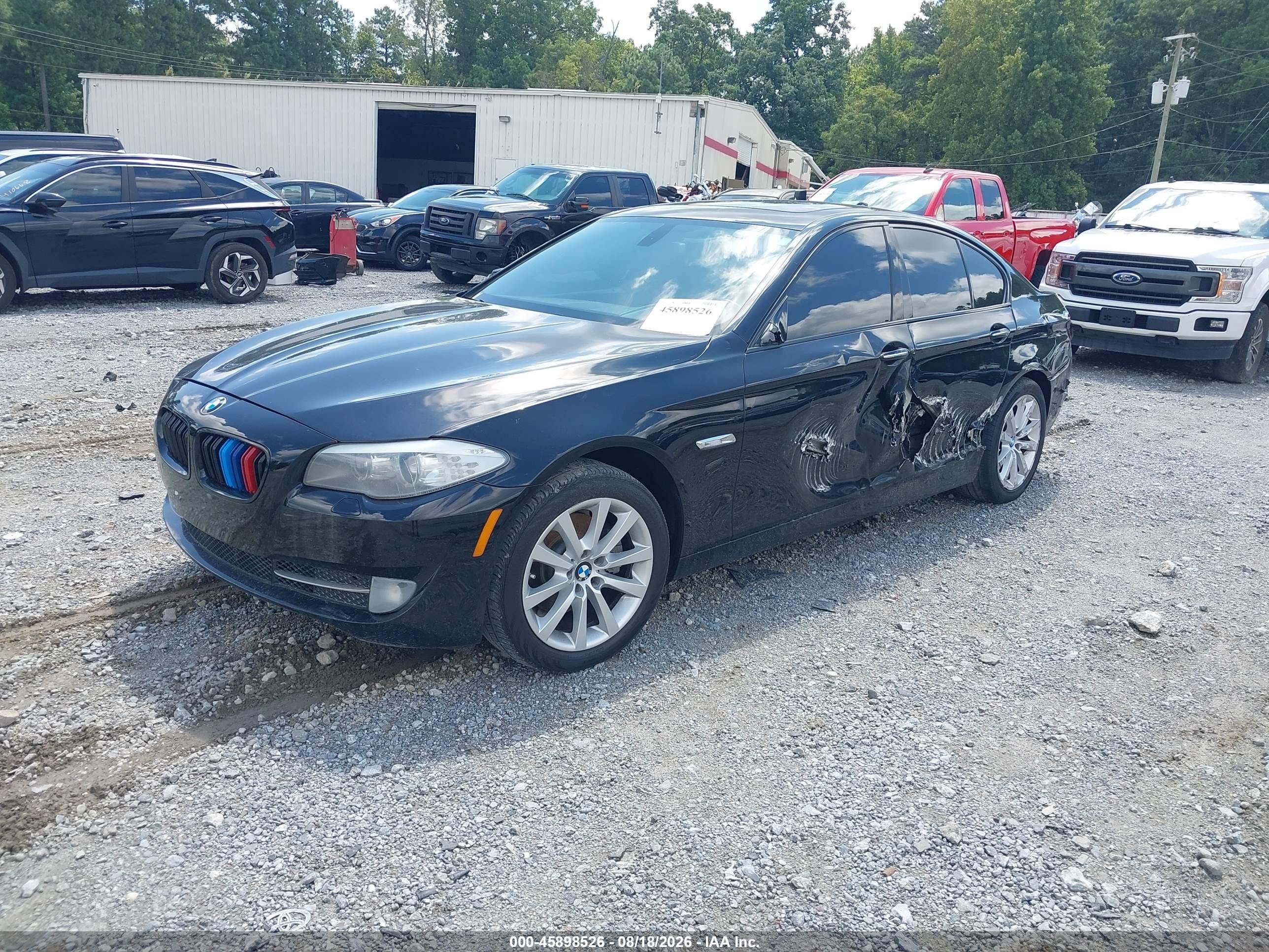 2012 Bmw 528i Black vin: WBAXG5C51CDW85411
