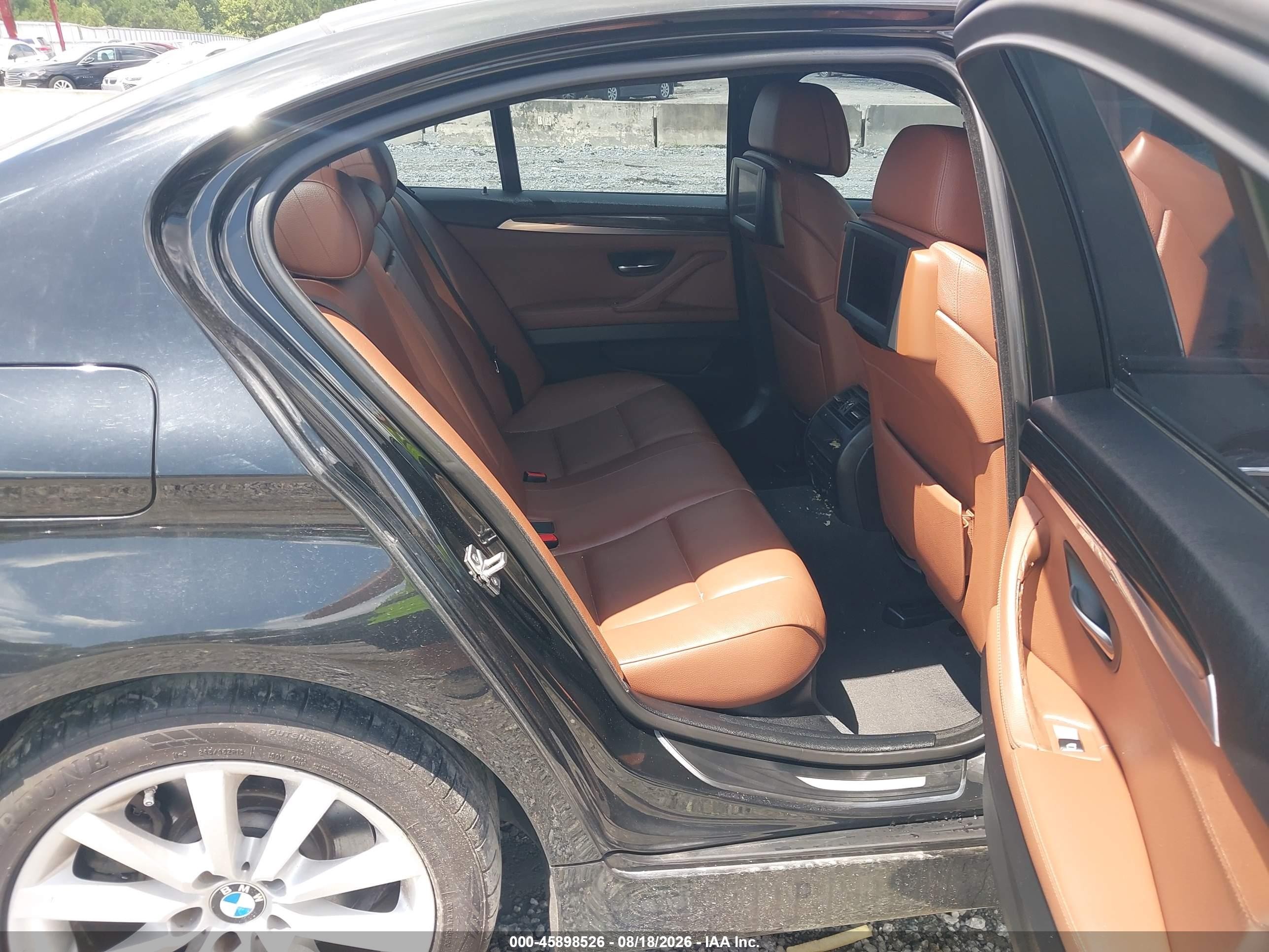 2012 Bmw 528i Black vin: WBAXG5C51CDW85411