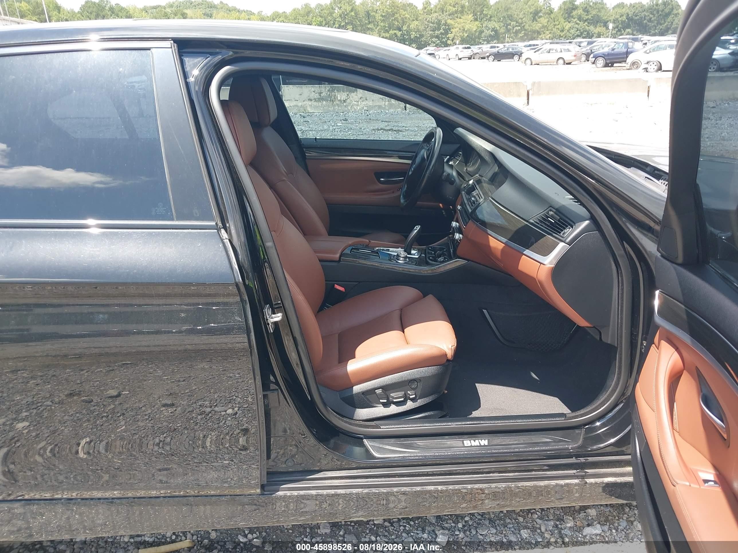 2012 Bmw 528i Black vin: WBAXG5C51CDW85411