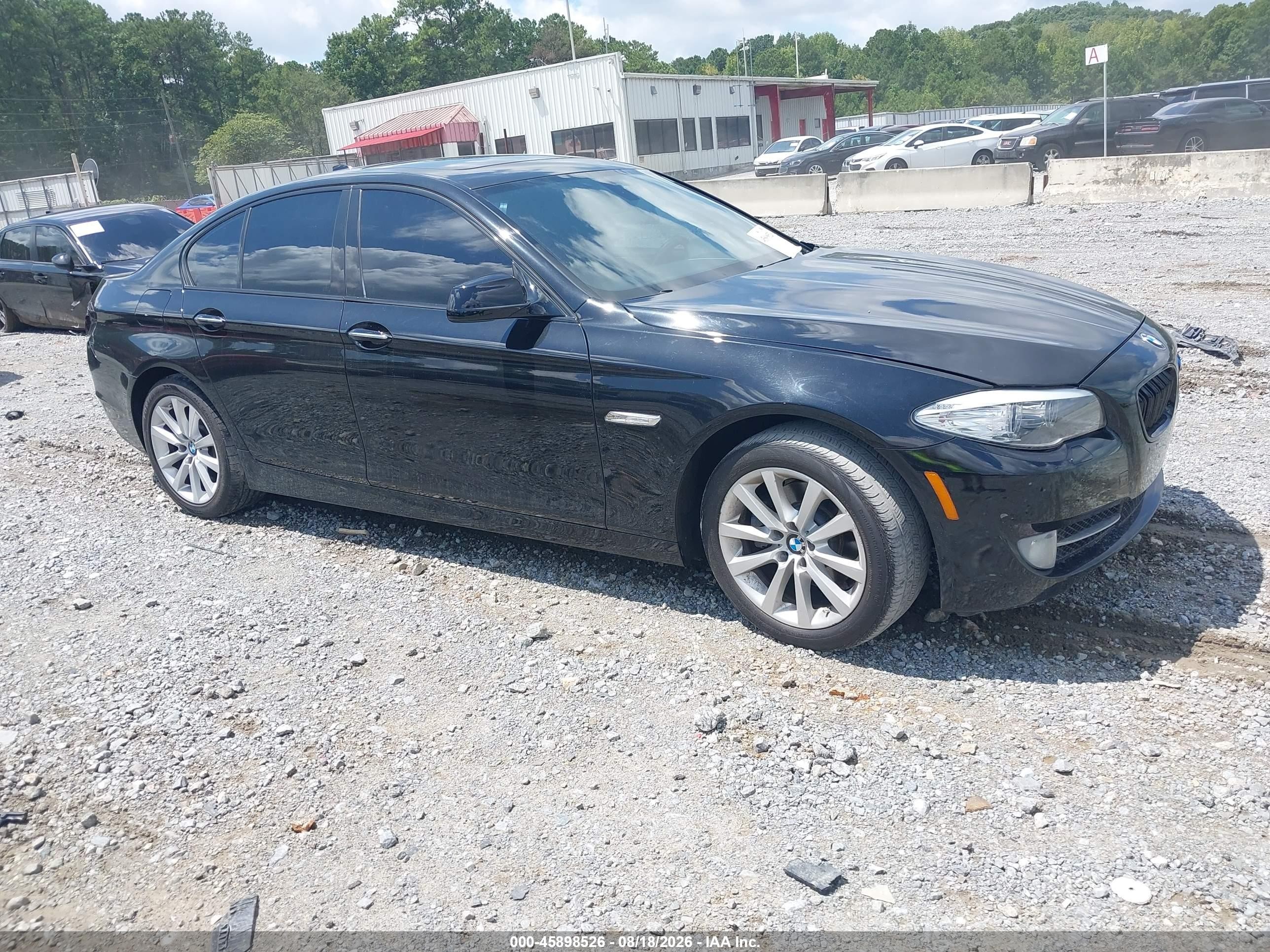 2012 Bmw 528i Черный vin: WBAXG5C51CDW85411