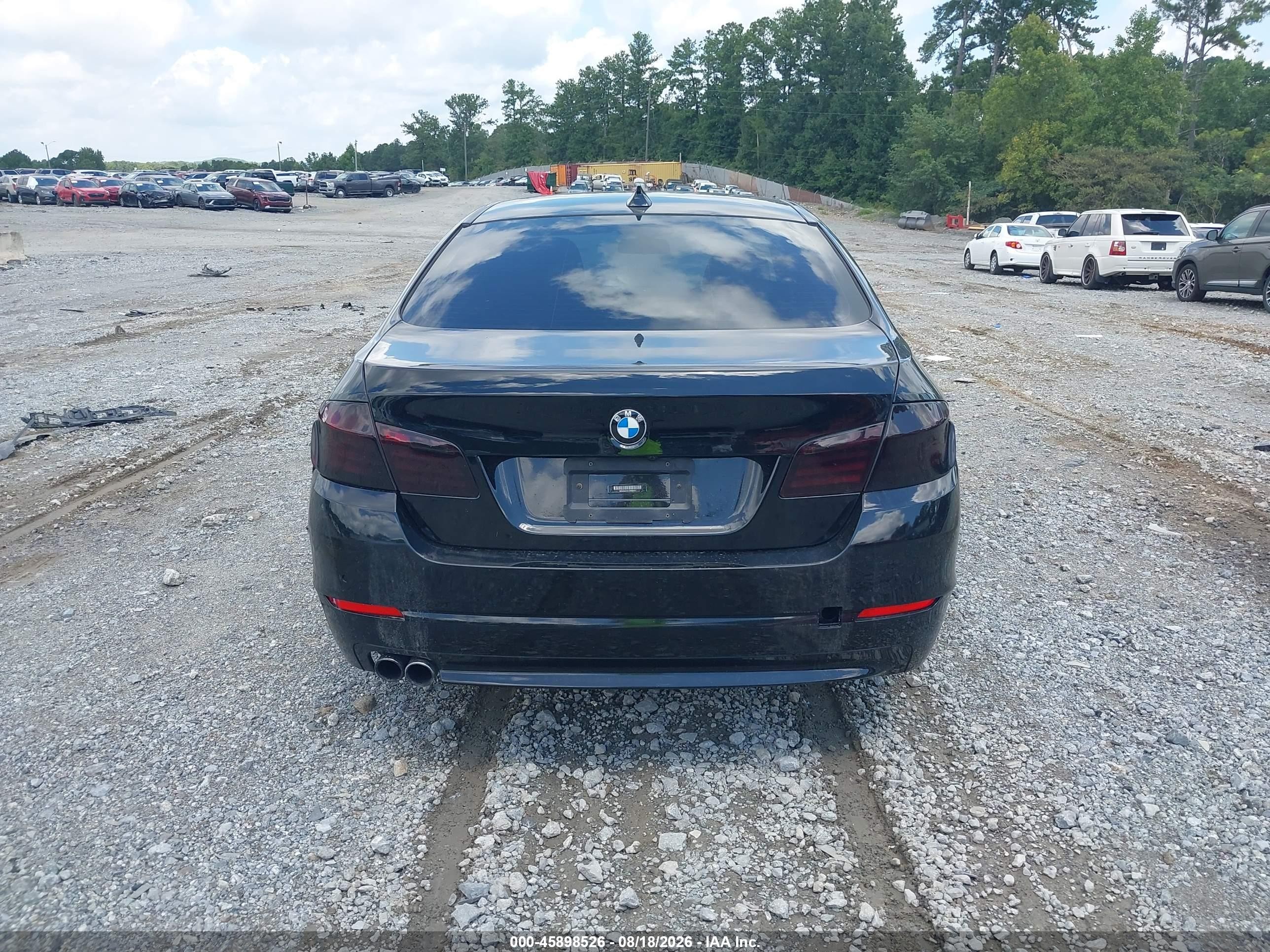 2012 Bmw 528i Black vin: WBAXG5C51CDW85411