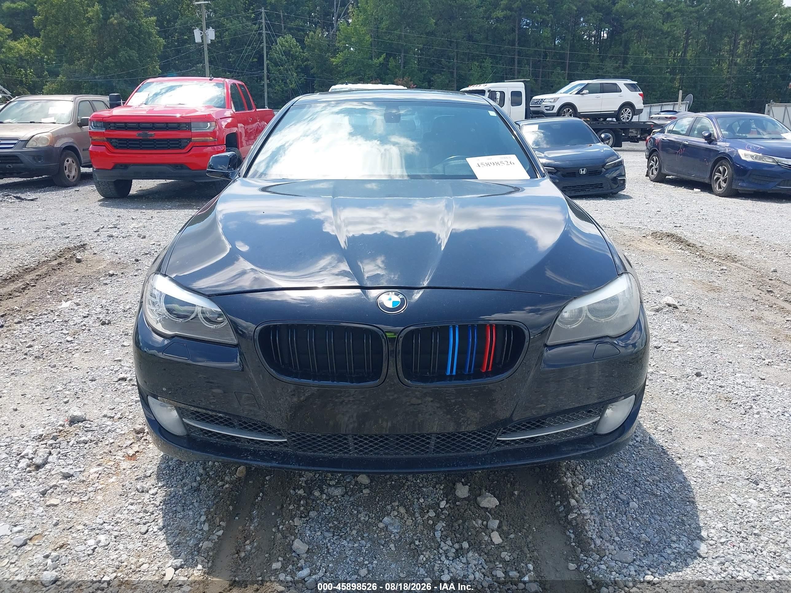 2012 Bmw 528i Black vin: WBAXG5C51CDW85411