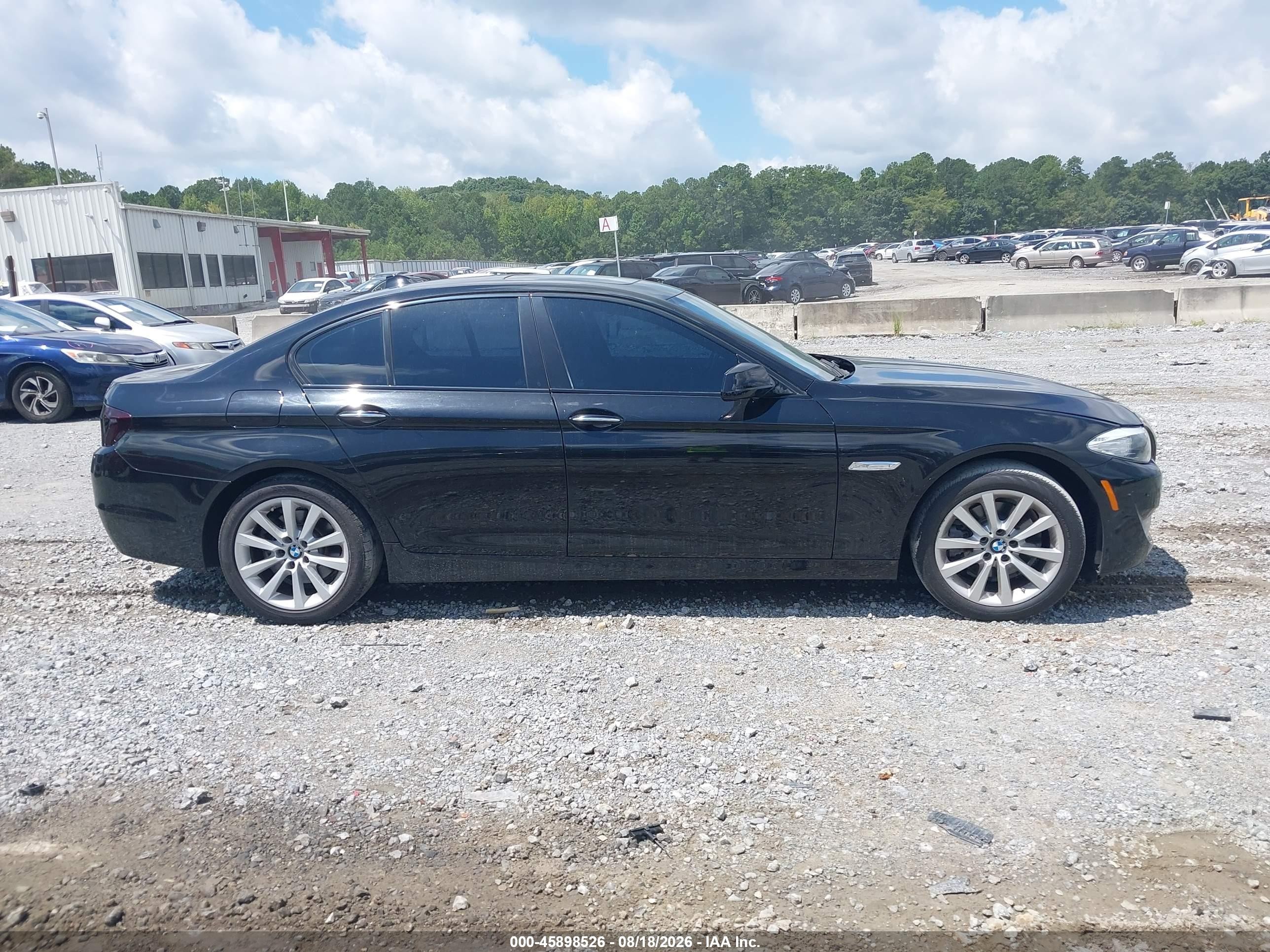 2012 Bmw 528i Black vin: WBAXG5C51CDW85411