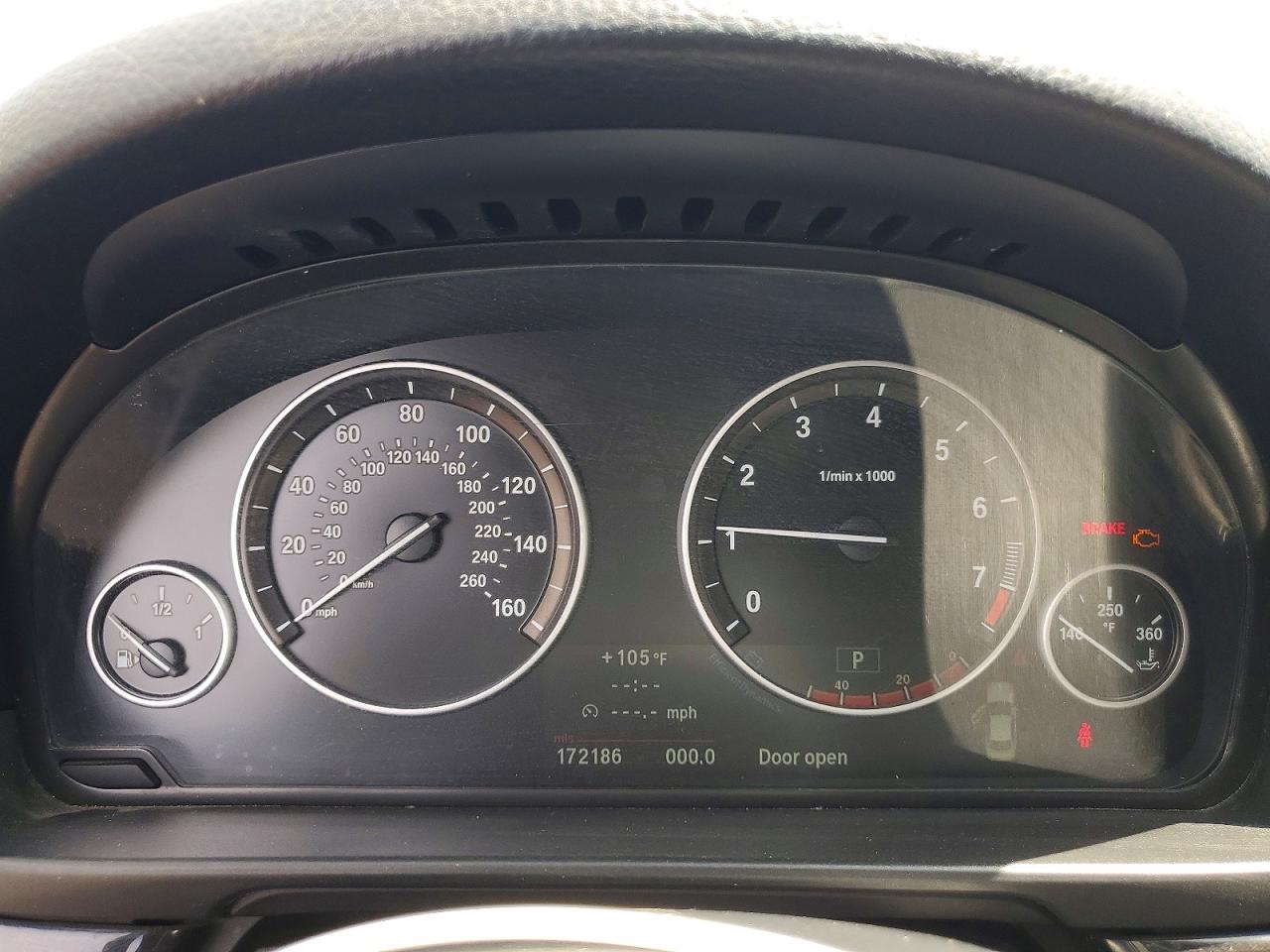 2013 Bmw 528 I Серый vin: WBAXG5C51DD228664