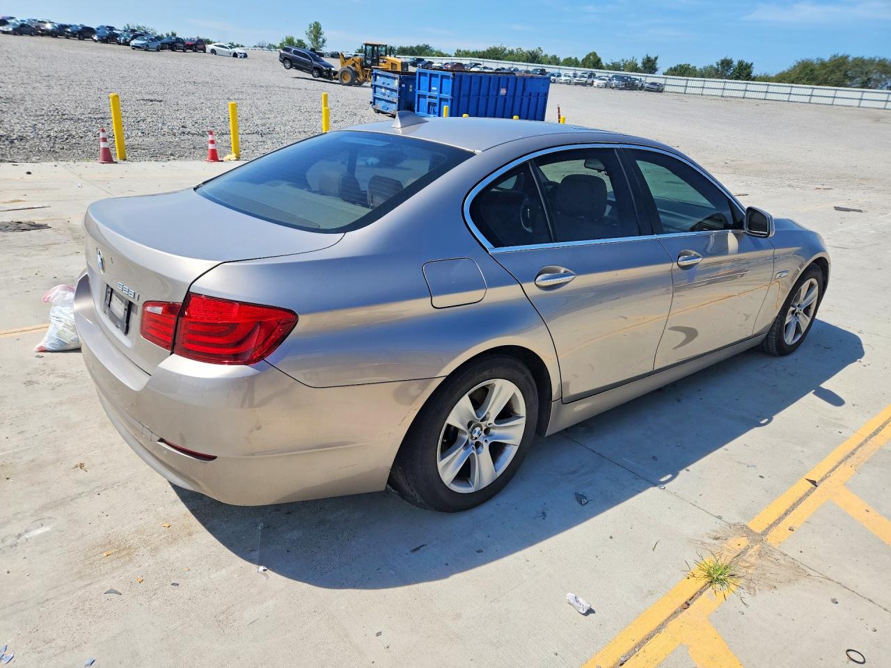 2013 Bmw 528 I Silver vin: WBAXG5C51DD229524