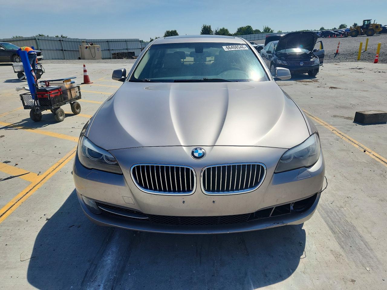 2013 Bmw 528 I Silver vin: WBAXG5C51DD229524