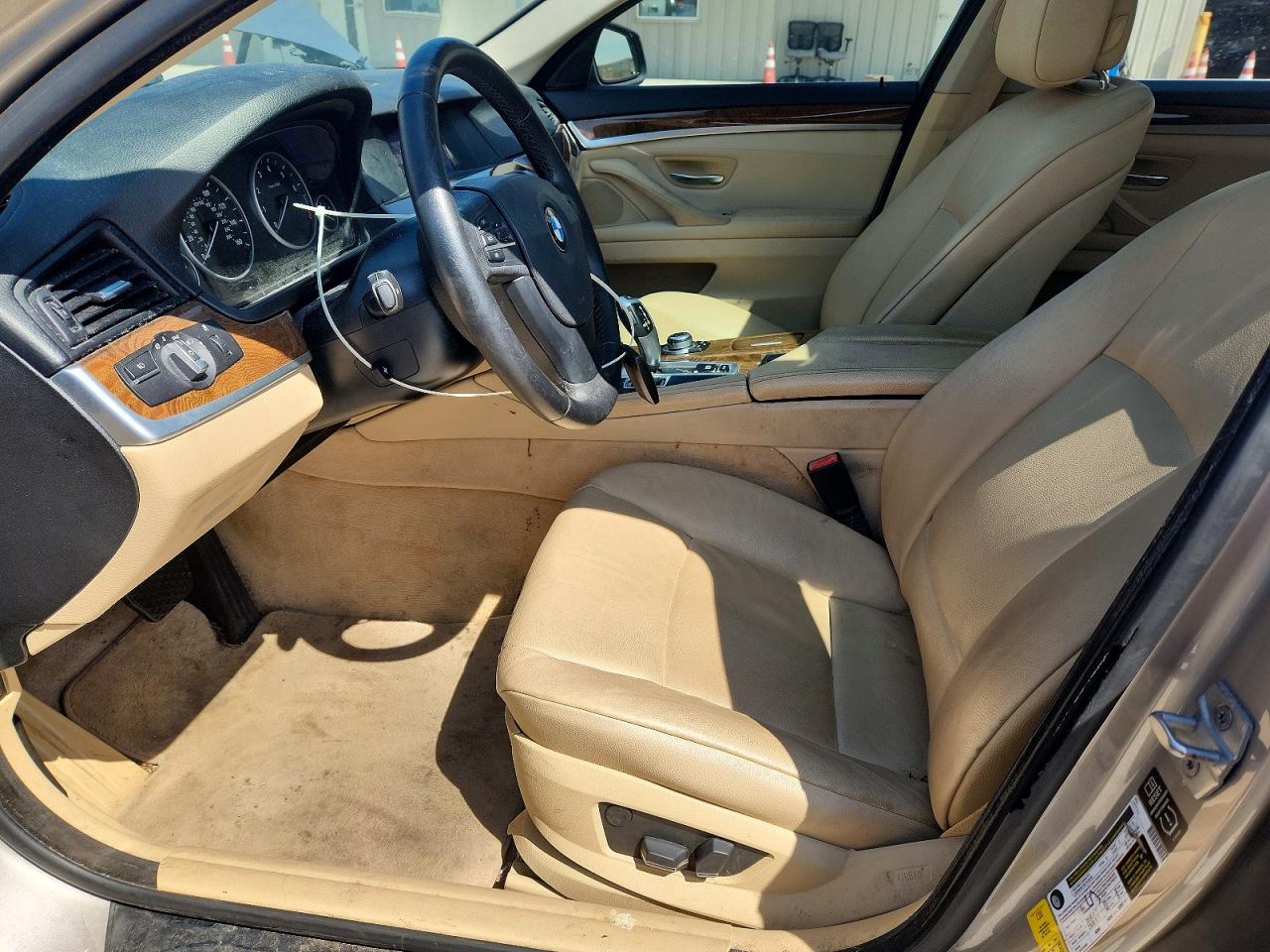 2013 Bmw 528 I Silver vin: WBAXG5C51DD229524