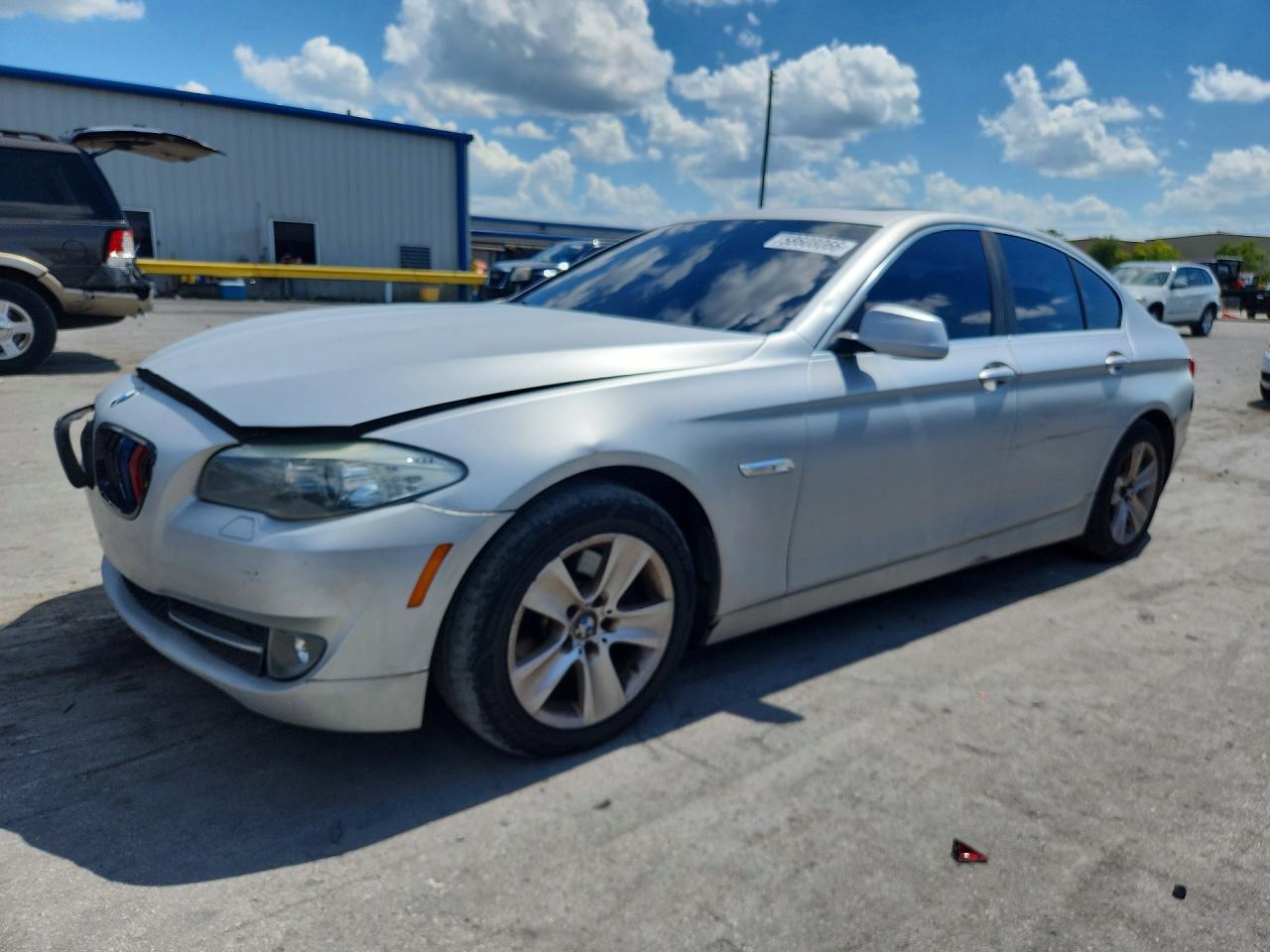2013 Bmw 528 I Silver vin: WBAXG5C51DDY34756