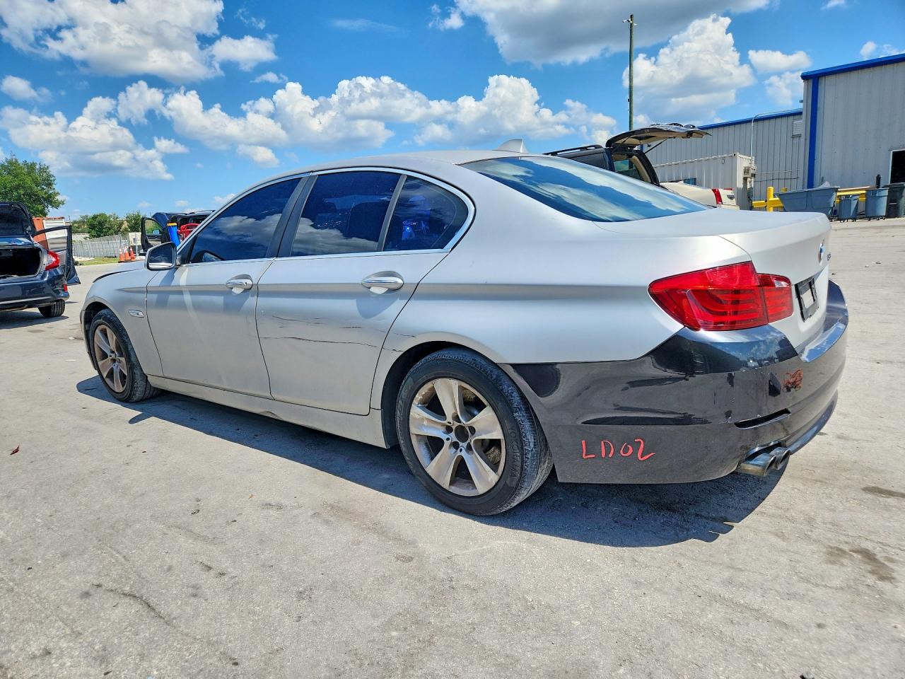 2013 Bmw 528 I Silver vin: WBAXG5C51DDY34756