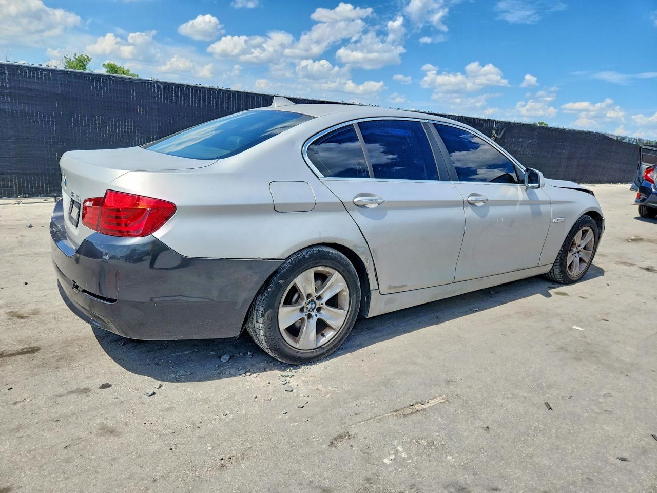 2013 Bmw 528 I Silver vin: WBAXG5C51DDY34756