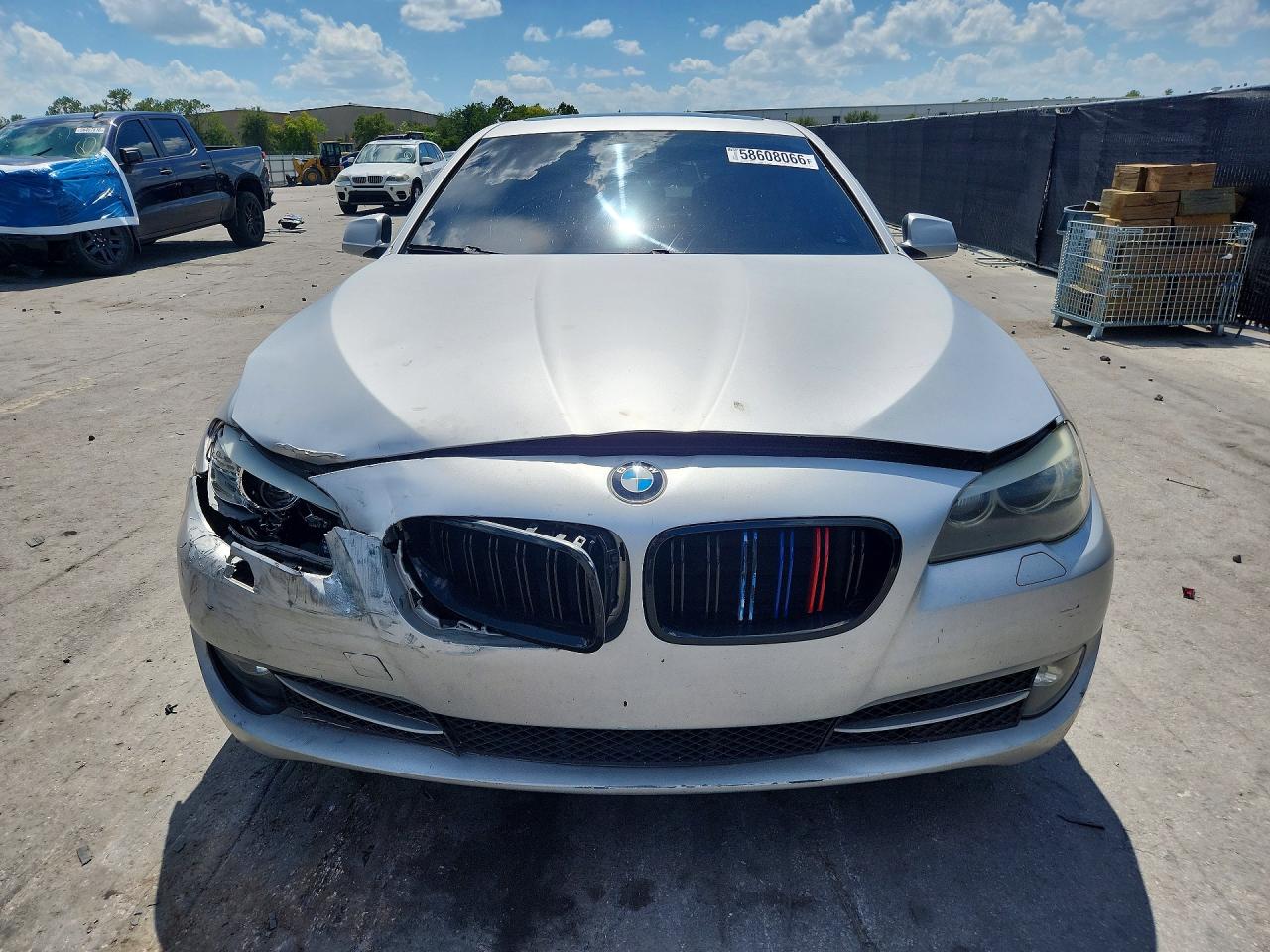 2013 Bmw 528 I Silver vin: WBAXG5C51DDY34756