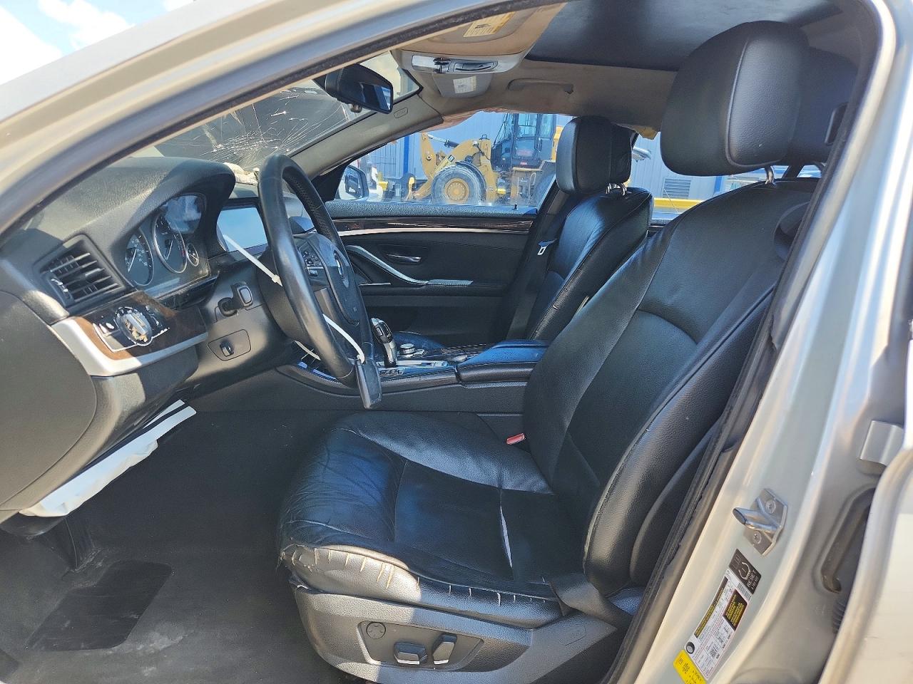 2013 Bmw 528 I Silver vin: WBAXG5C51DDY34756