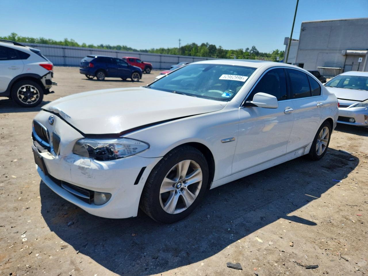 2013 Bmw 528 I White vin: WBAXG5C51DDY36782