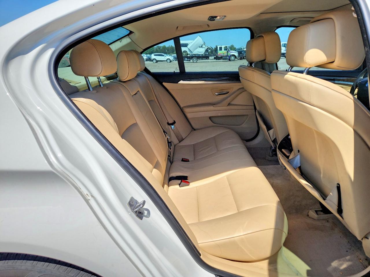 2013 Bmw 528 I White vin: WBAXG5C51DDY36782