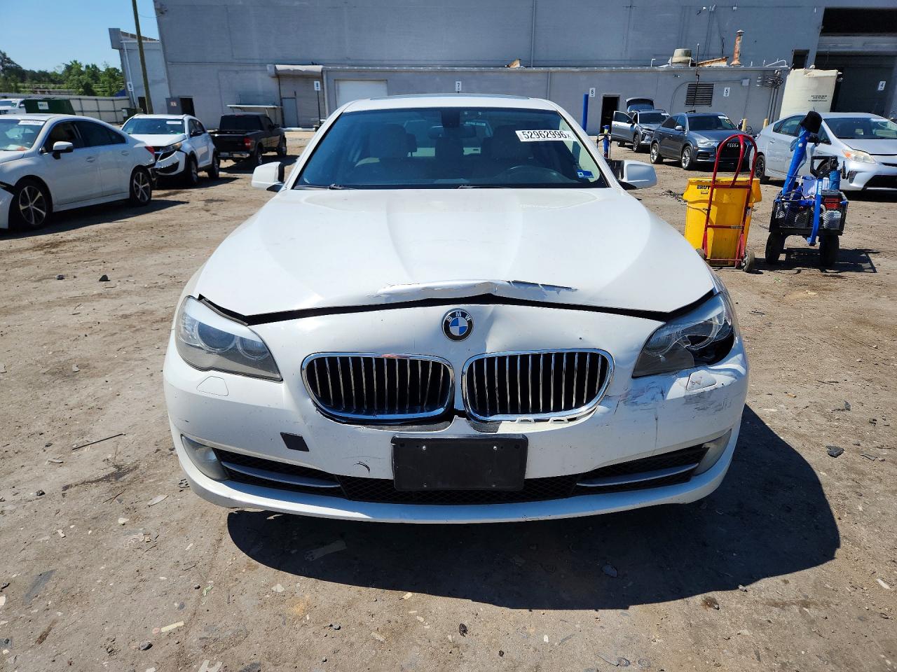 2013 Bmw 528 I White vin: WBAXG5C51DDY36782