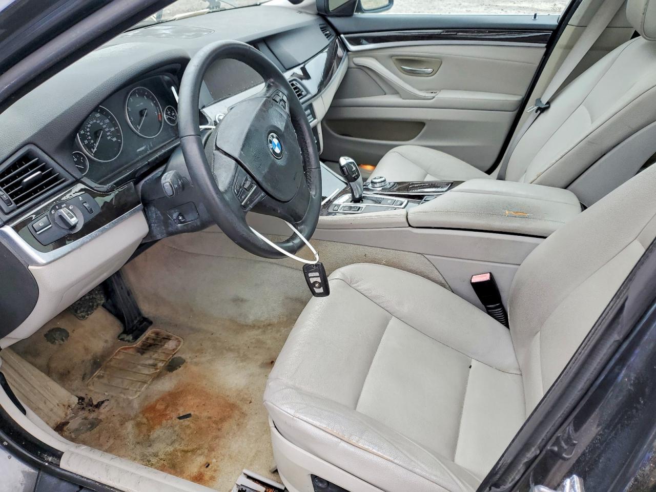 2012 Bmw 528 I Gray vin: WBAXG5C52CDW24732
