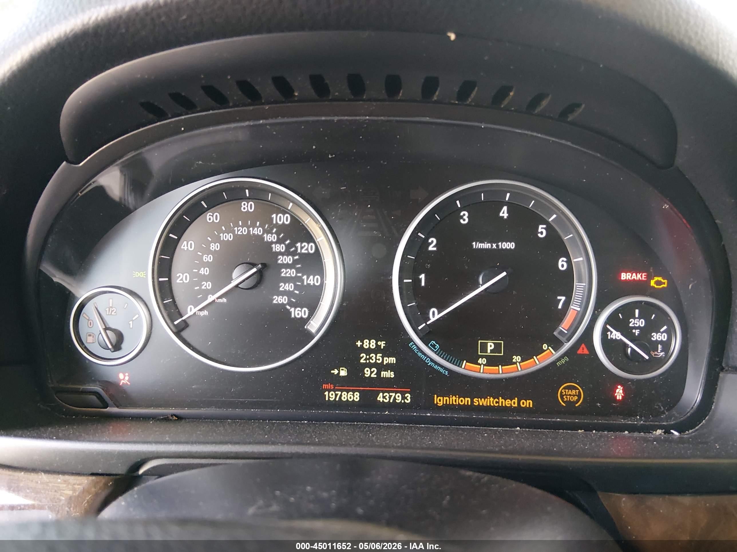 2012 Bmw 528i   Серый vin: WBAXG5C52CDW85367