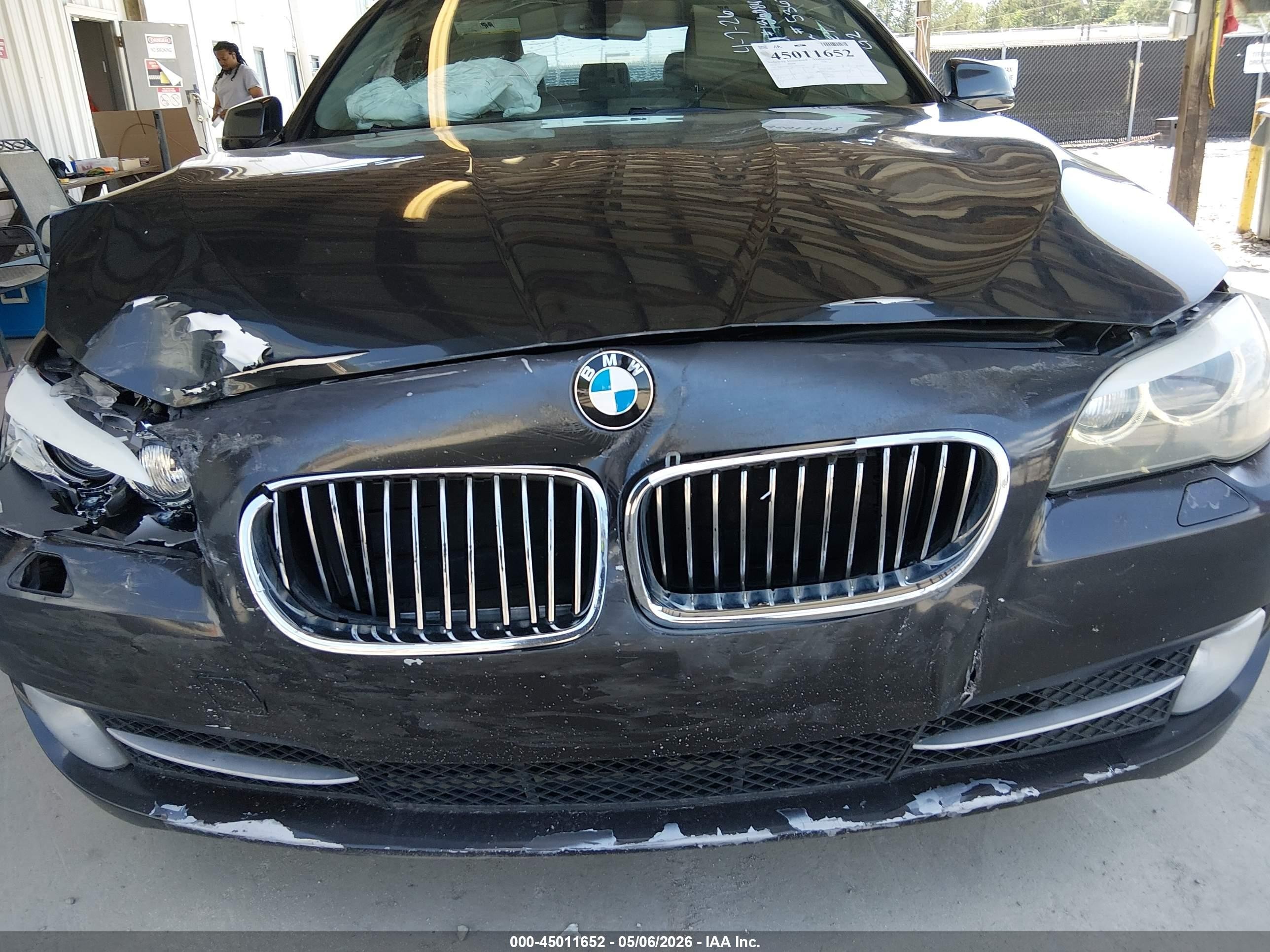 2012 Bmw 528i   Серый vin: WBAXG5C52CDW85367
