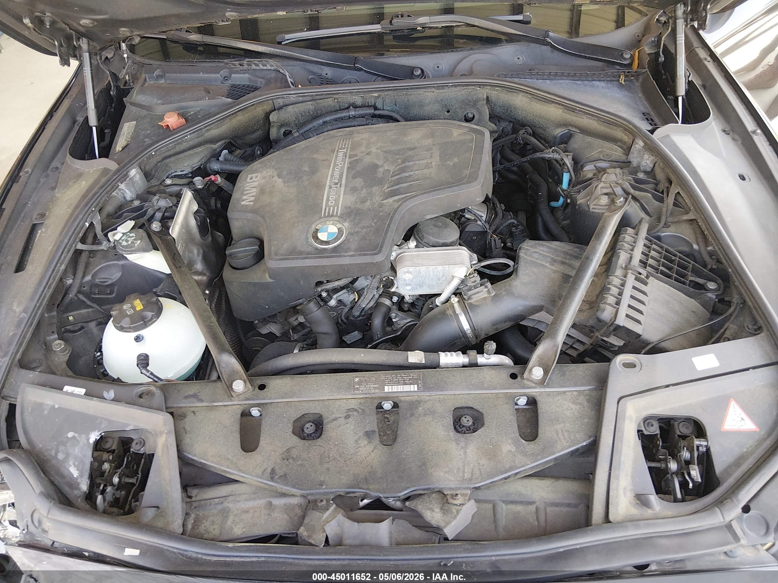 2012 Bmw 528i   Серый vin: WBAXG5C52CDW85367