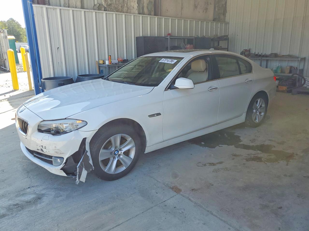 2012 Bmw 528 I White vin: WBAXG5C52CDX04886