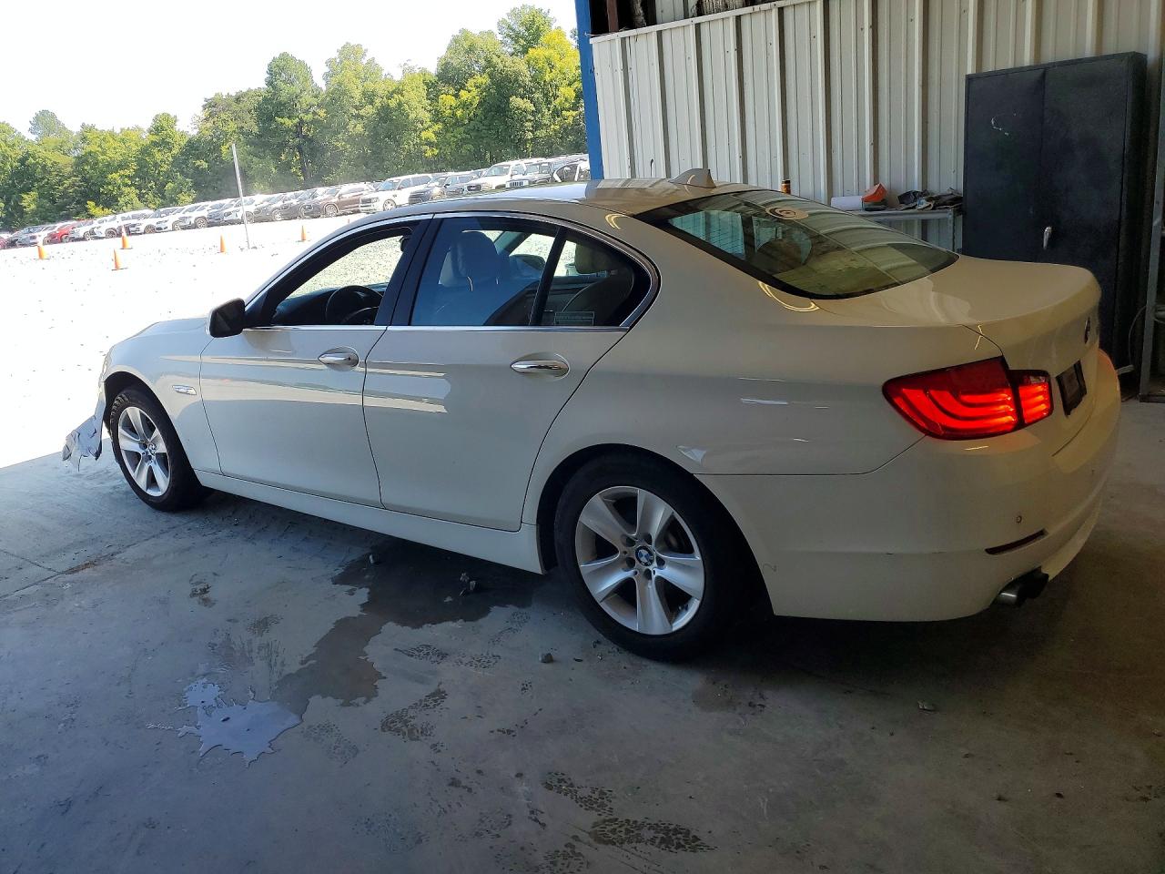 2012 Bmw 528 I White vin: WBAXG5C52CDX04886