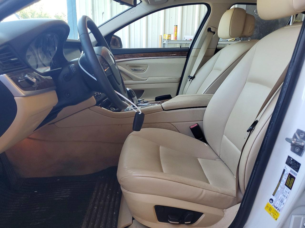 2012 Bmw 528 I White vin: WBAXG5C52CDX04886