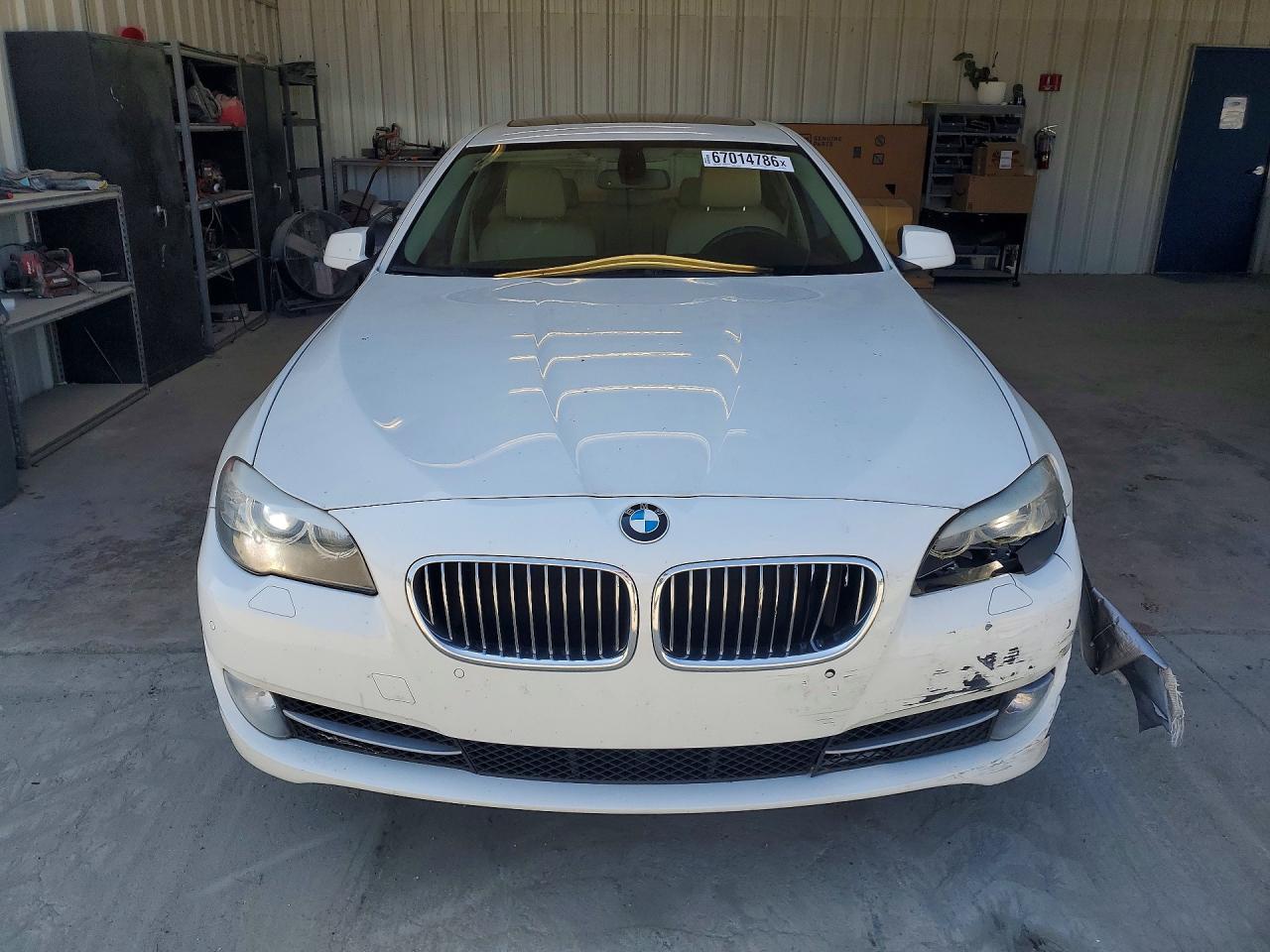 2012 Bmw 528 I White vin: WBAXG5C52CDX04886