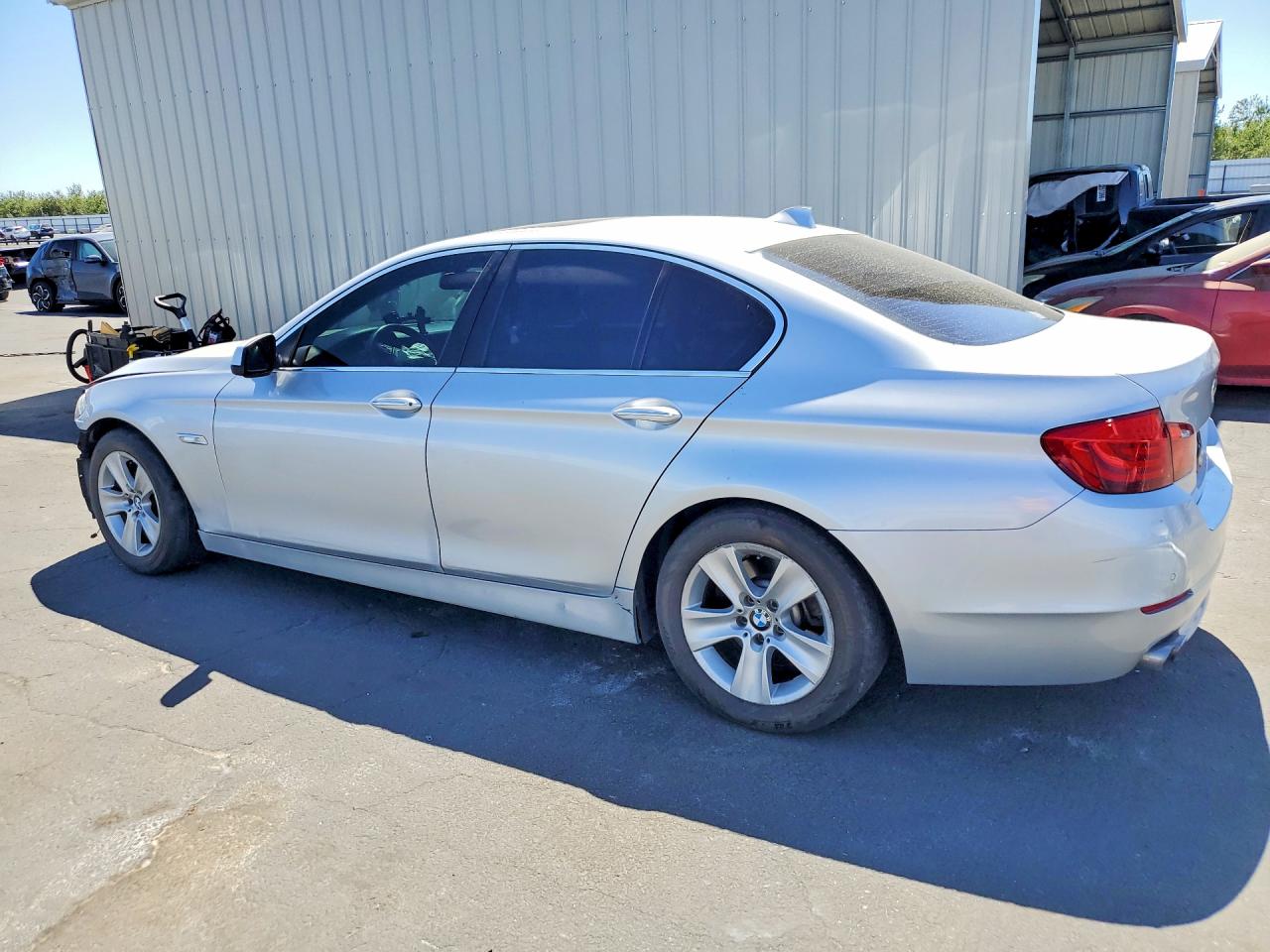 2013 Bmw 528 I Silver vin: WBAXG5C52DD232822