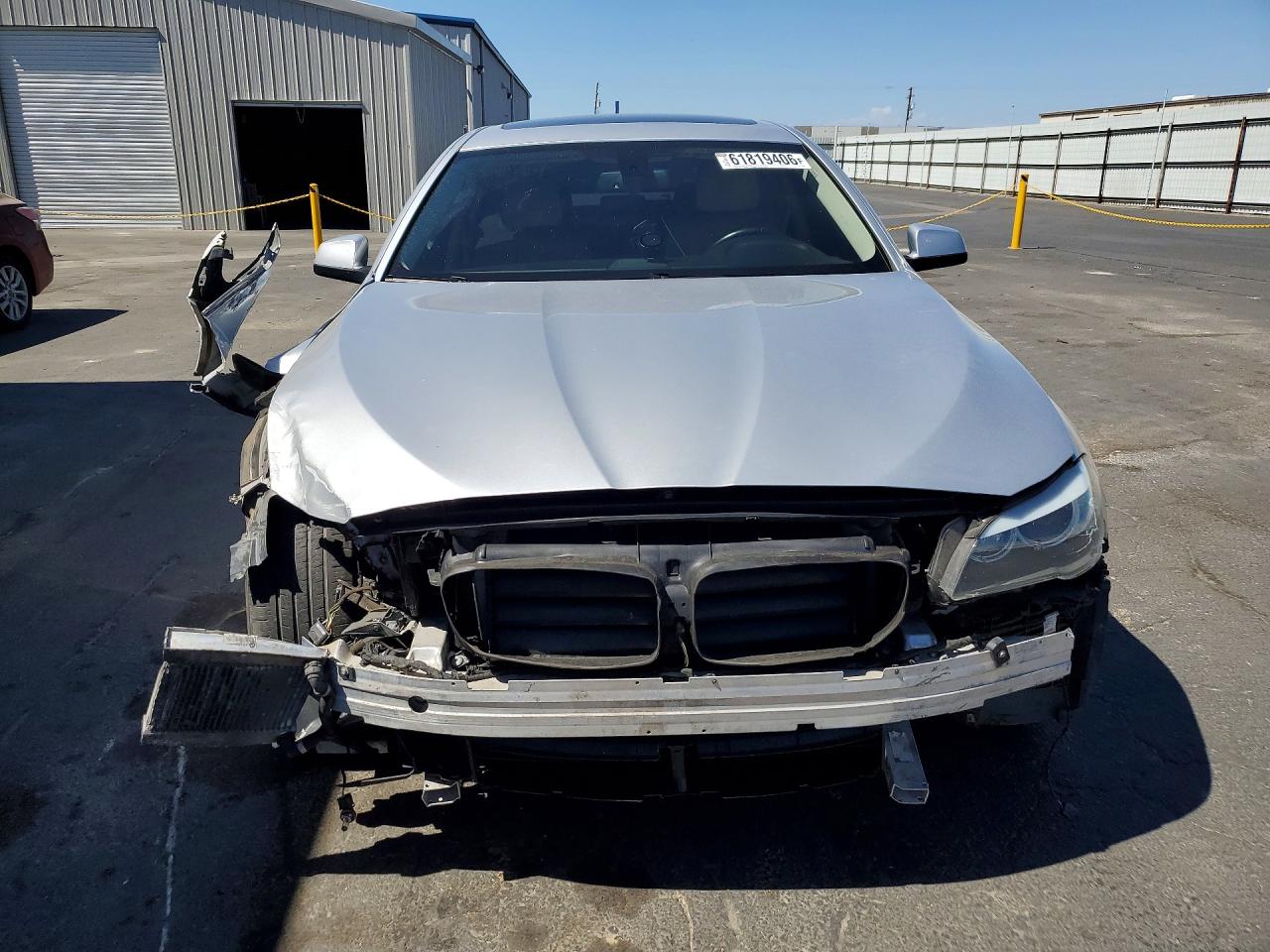 2013 Bmw 528 I Silver vin: WBAXG5C52DD232822