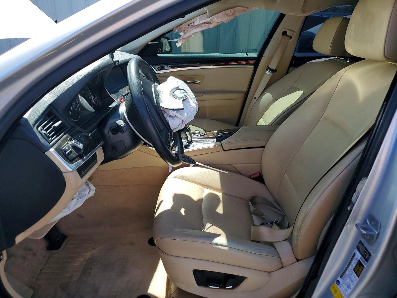 2013 Bmw 528 I Silver vin: WBAXG5C52DD232822