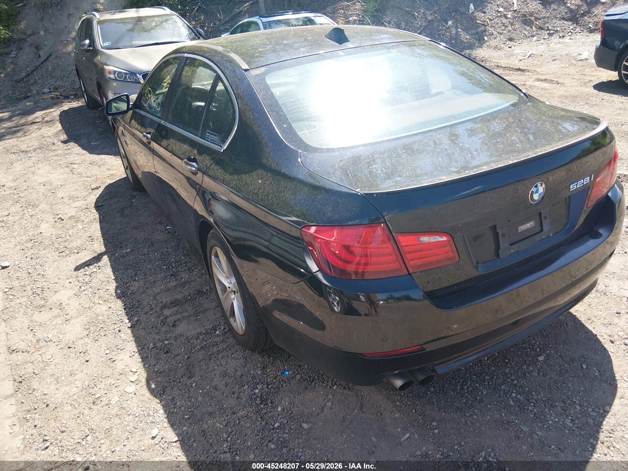 2012 Bmw 528i   Black vin: WBAXG5C53CDX03536