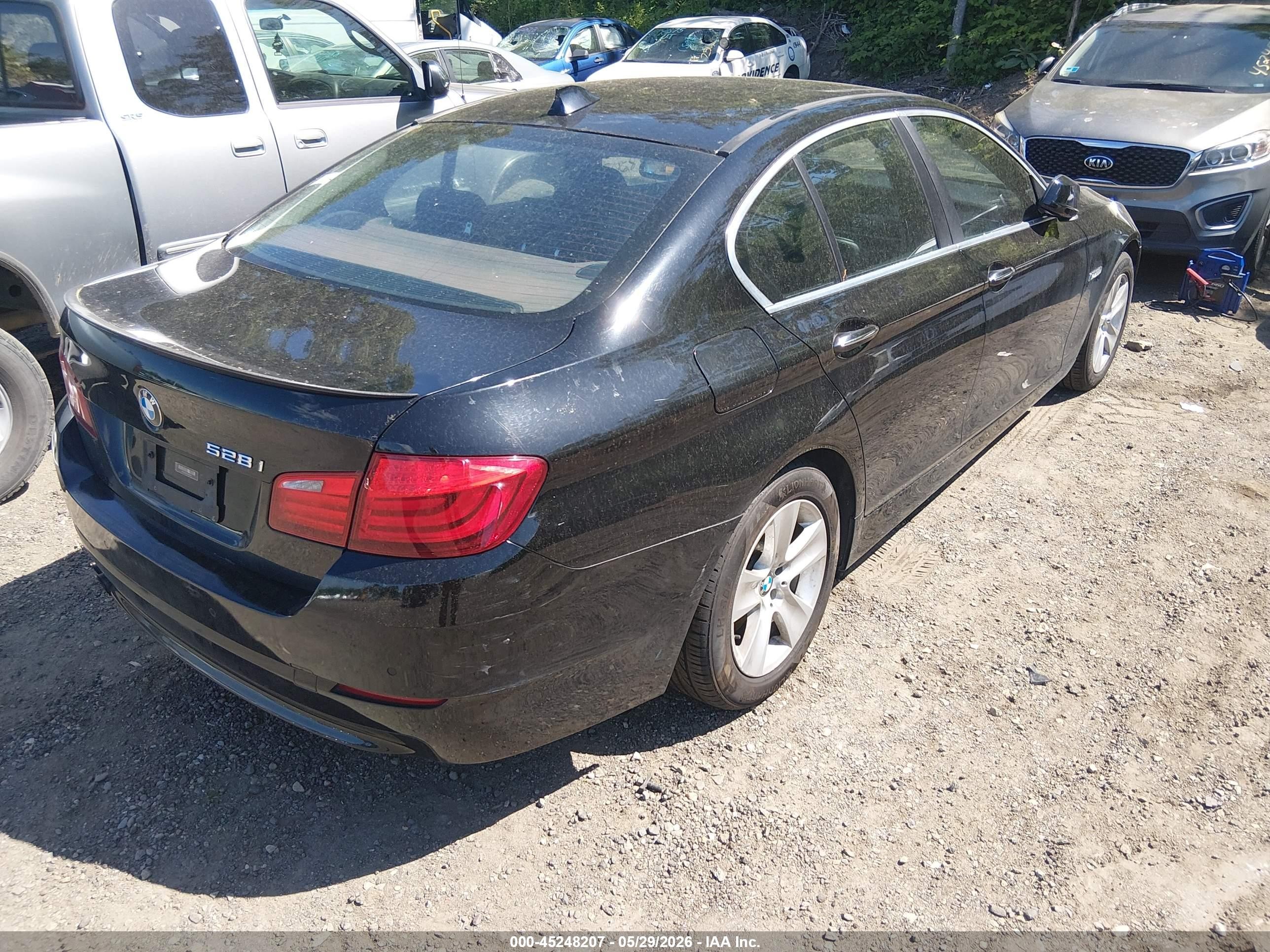 2012 Bmw 528i   Black vin: WBAXG5C53CDX03536