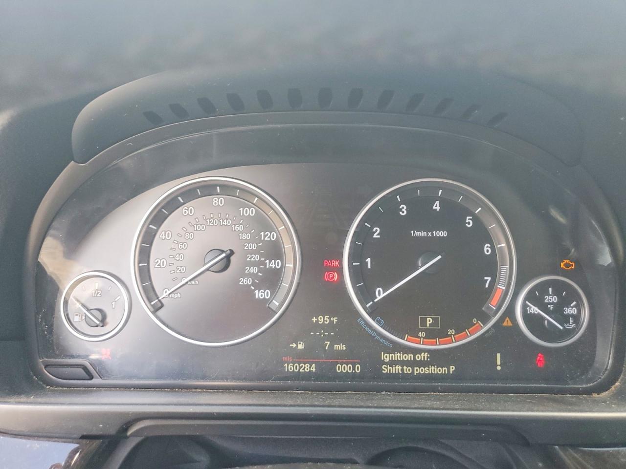 2013 Bmw 528 I Серый vin: WBAXG5C53DD228570