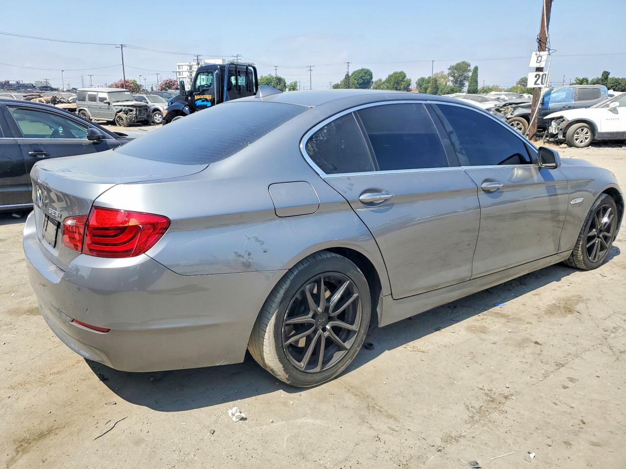 2013 Bmw 528 I Gray vin: WBAXG5C53DD233011