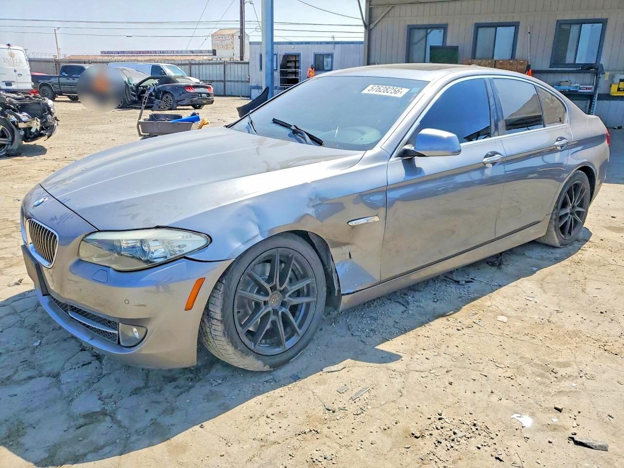 2013 Bmw 528 I Gray vin: WBAXG5C53DD233011