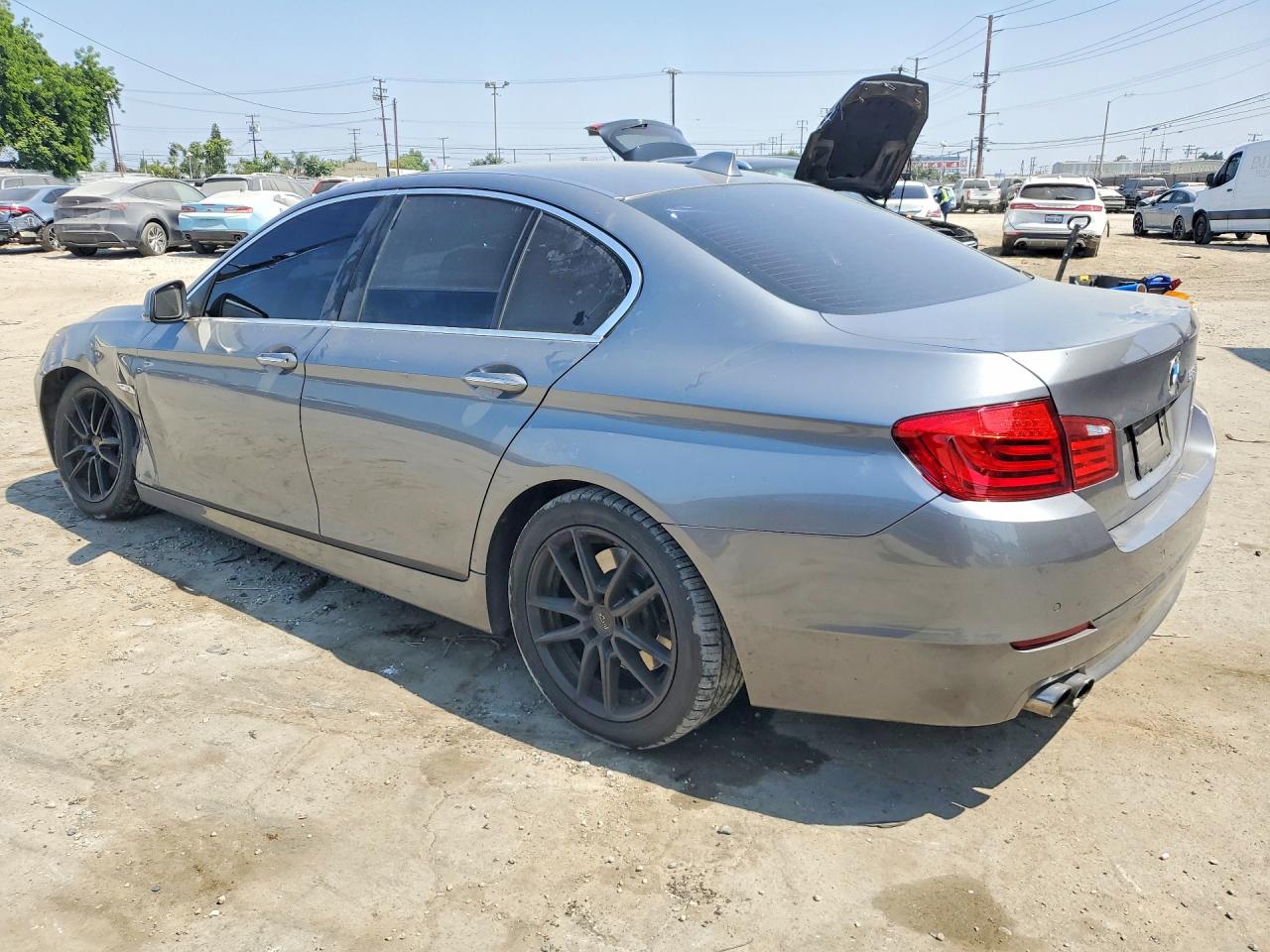 2013 Bmw 528 I Gray vin: WBAXG5C53DD233011