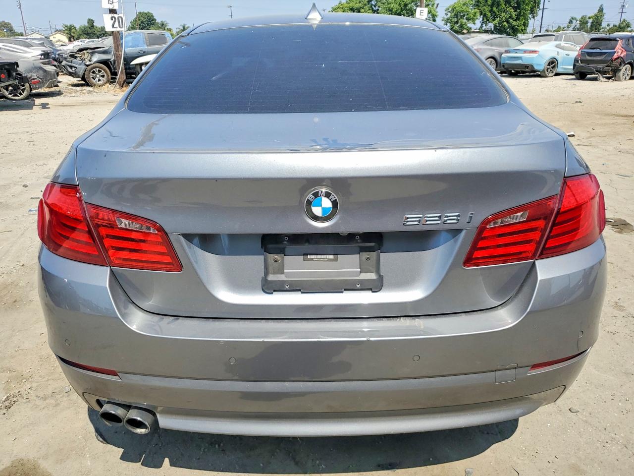 2013 Bmw 528 I Gray vin: WBAXG5C53DD233011
