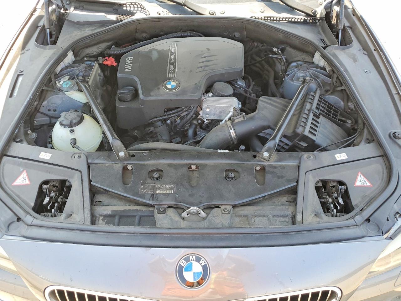 2013 Bmw 528 I Gray vin: WBAXG5C53DD233011