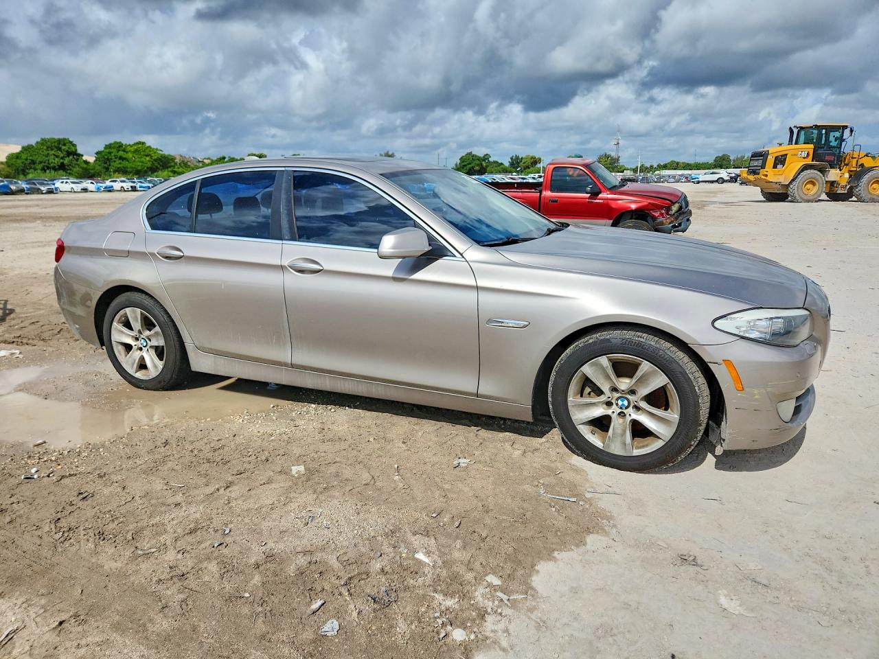 2013 Bmw 528 I Silver vin: WBAXG5C53DD233428