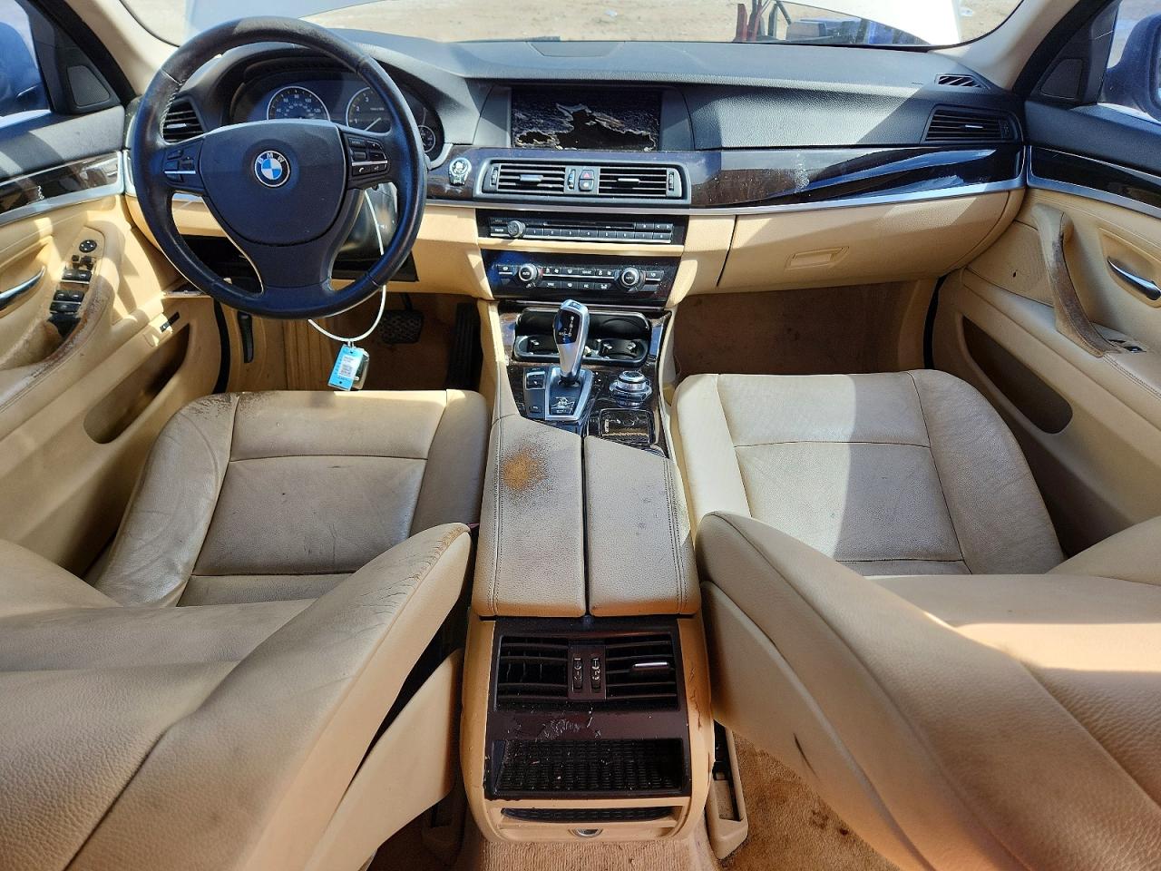2013 Bmw 528 I Silver vin: WBAXG5C53DD233428