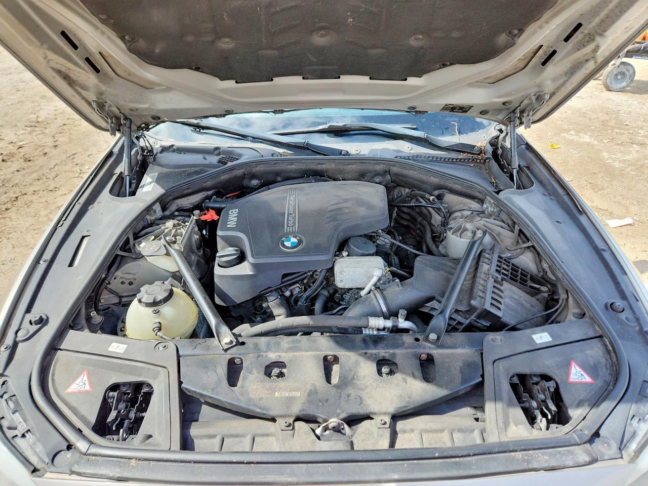 2013 Bmw 528 I Silver vin: WBAXG5C53DD233428