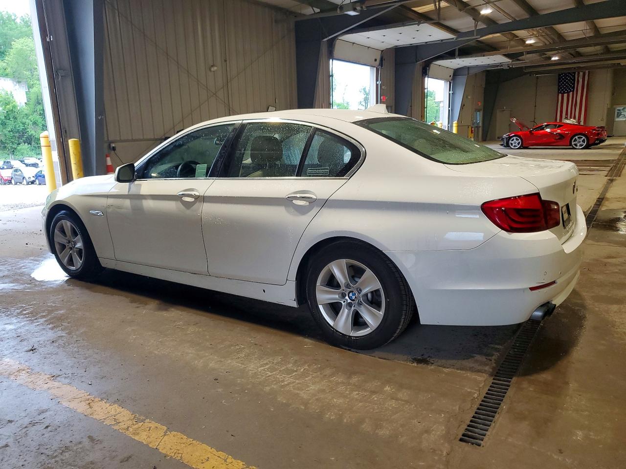2013 Bmw 528 I White vin: WBAXG5C53DD234319