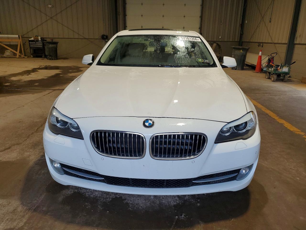 2013 Bmw 528 I White vin: WBAXG5C53DD234319
