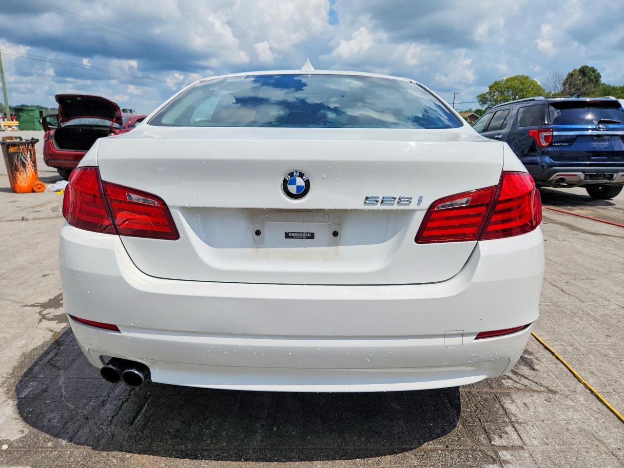 2013 Bmw 528 I White vin: WBAXG5C53DDY30871