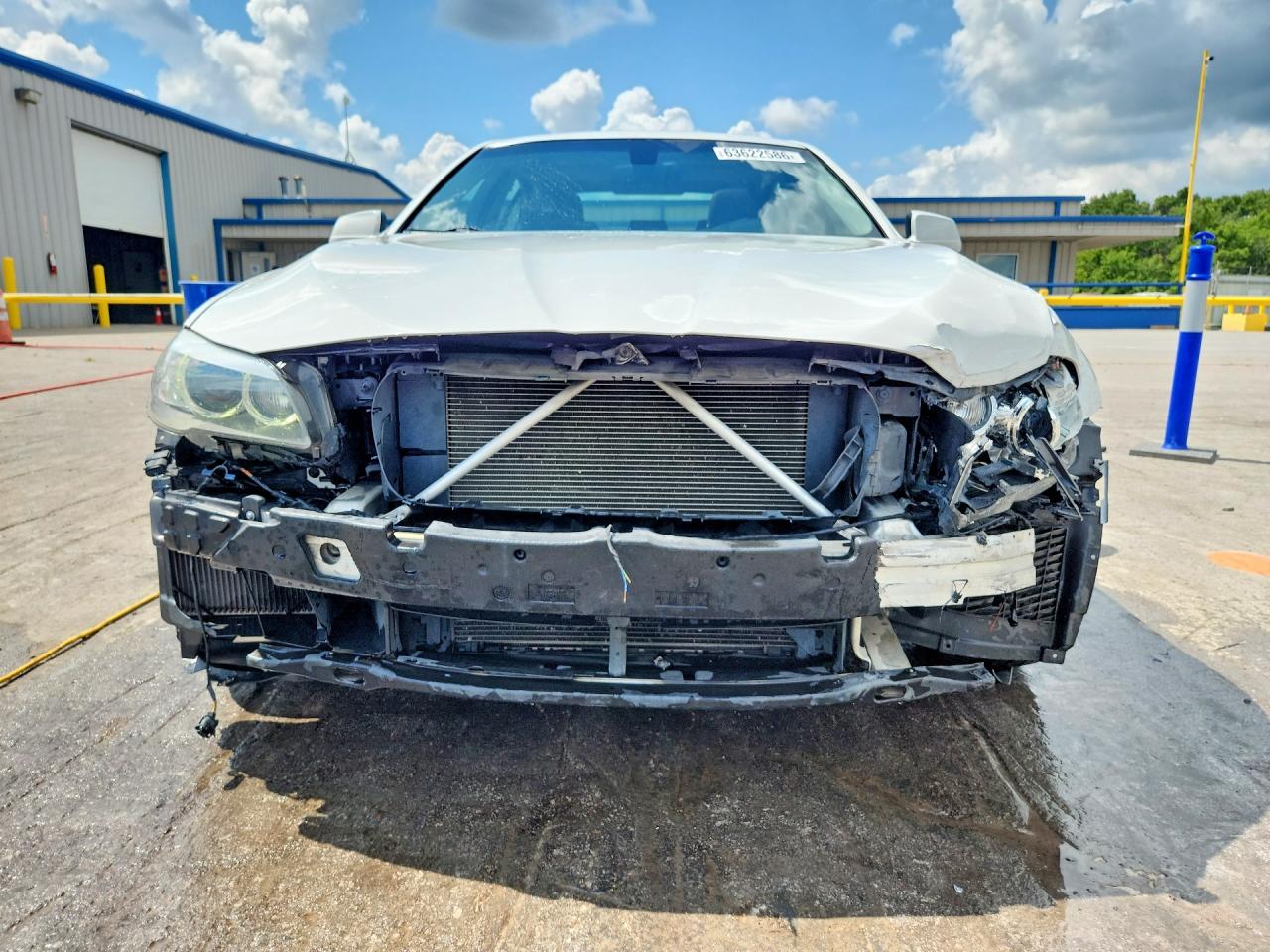 2013 Bmw 528 I White vin: WBAXG5C53DDY30871