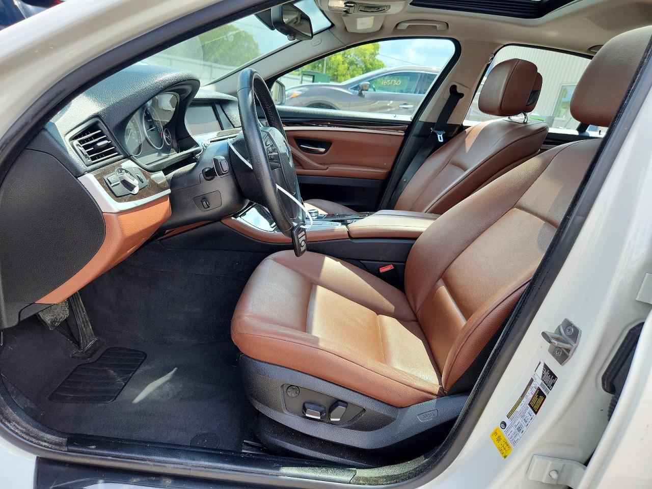 2013 Bmw 528 I White vin: WBAXG5C53DDY30871